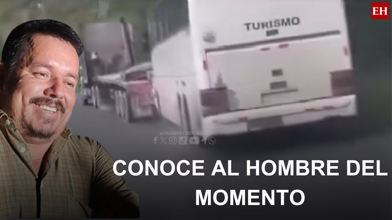 Lo que no sabías de Elías Valladares, el conductor de una rastra que salvó a pasajeros de bus