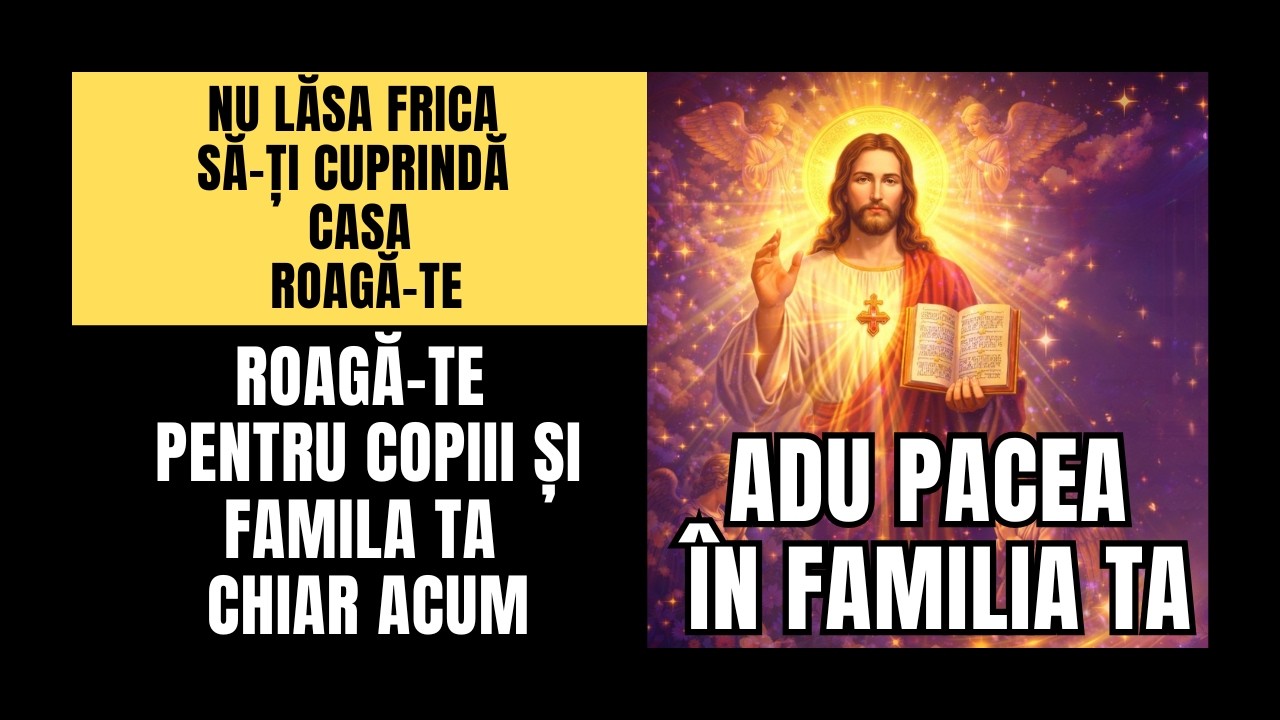 🙏 Rugăciune pentru familie și copii  - Protecție, Pace și Iubire Divină #pacesicredintaoficial