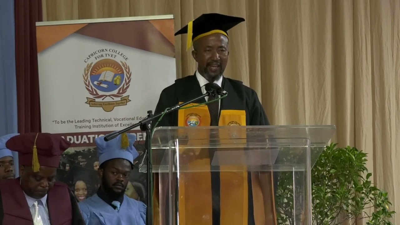 2022 Capricorn TVET College graduation ceremony.