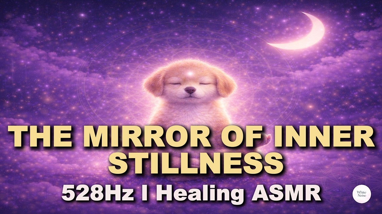 [White Noise] The Mirror of Inner Stillness 528Hz ASMR No Ads