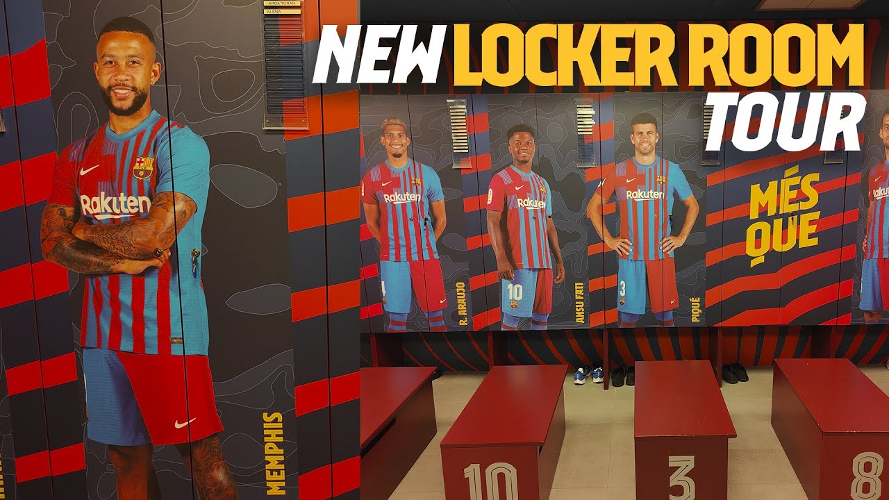 😳💙❤️NEW LOCKER ROOM TOUR!