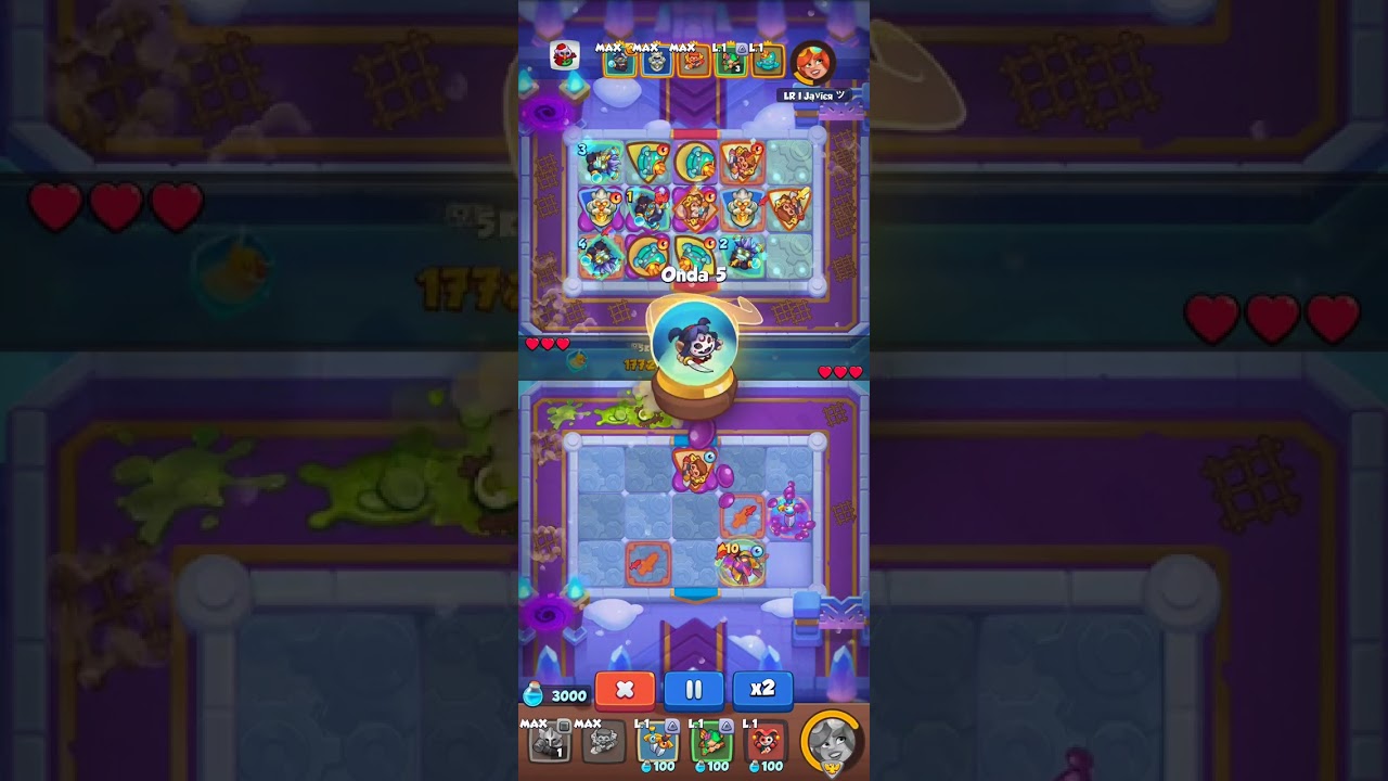 Level 11 inquisitor vs. Max tesla [Rush Royale]