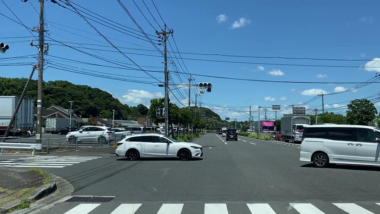 九州自動車道　鹿児島市平川町から　桜島SA