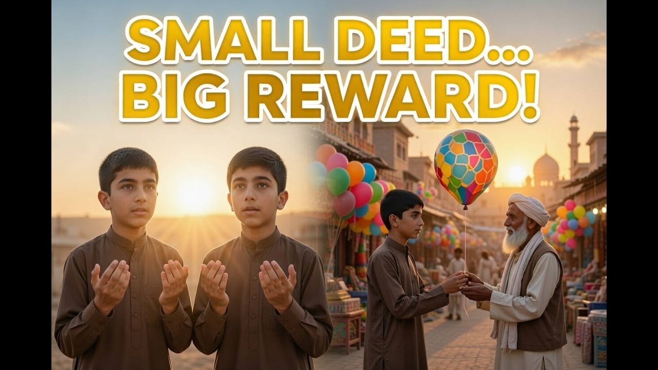 Small Good Deeds, Big Reward! 🌟 Islamic Story for Kids | Dua & Kindness