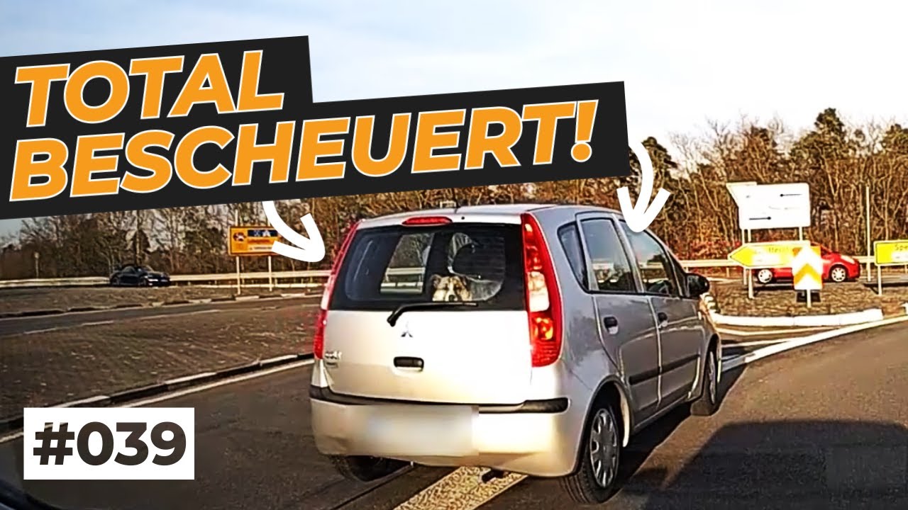 Laterne geküsst, irres Überholen und mangelnde Entscheidungsfähigkeit | #GERMAN #DASHCAM | #039