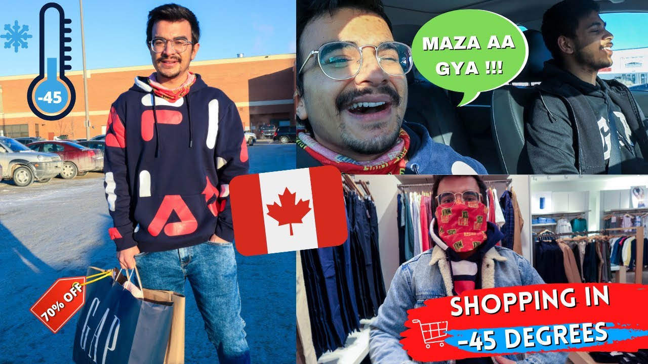 SHOPPING IN * - 45 DEGREES CELSIUS🥶* IN WINNIPEG | INDIAN STUDENTS IN CANADA