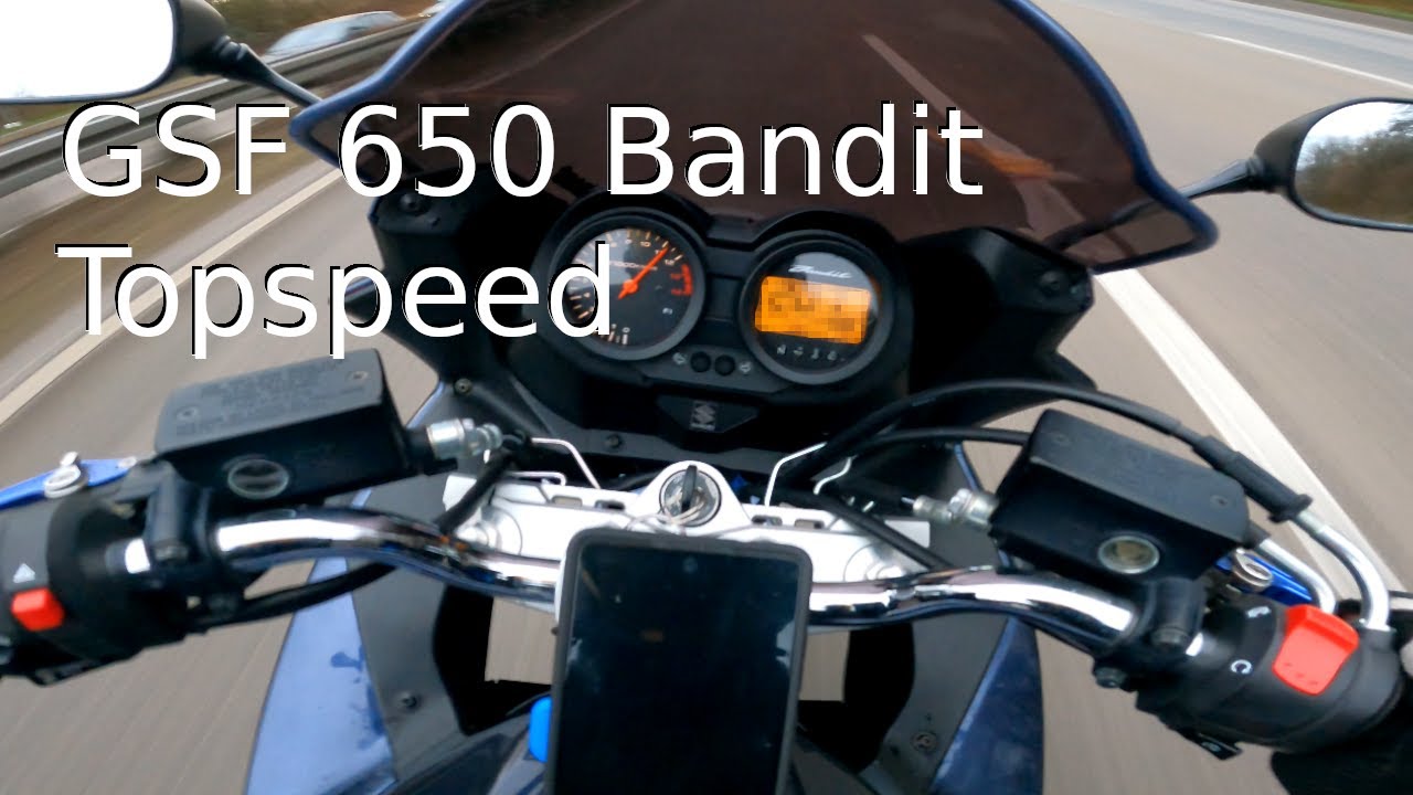 Suzuki GSF 650 Bandit TOPSPEED | Wieviel schafft sie? | ChrisbyRider