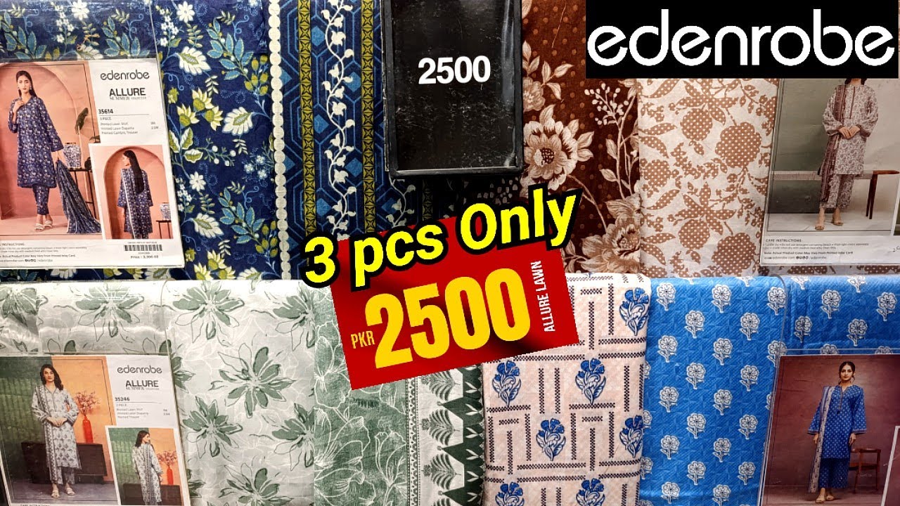 Edenrobe 3 pcs 2500 Only😱🔥Edenrobe Flat 50 off sale 2025♥️🔥 Edenrobe 