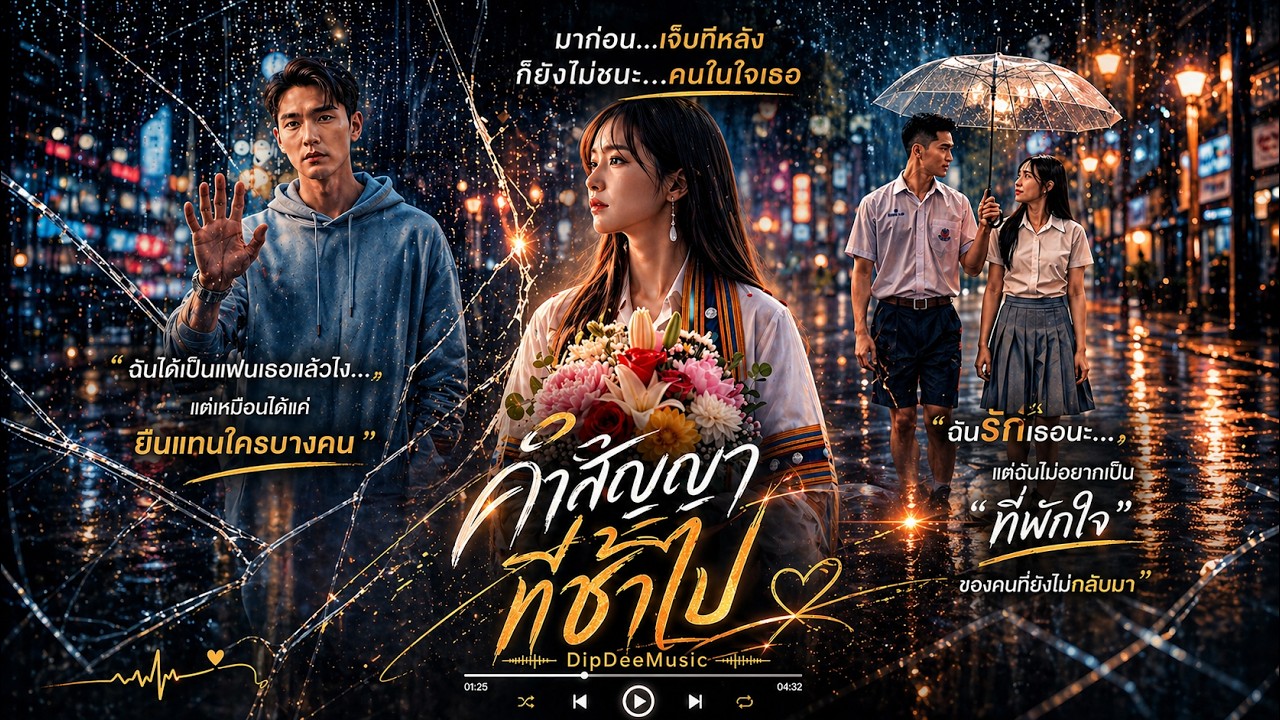 คำสัญญาที่ช้าไป  | AhhWang [Official MV] | เพลงอกหัก MVเศร้า เพลงไทยแต่งเอง