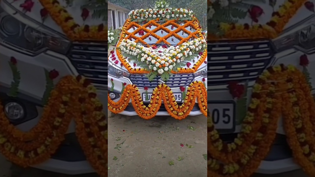 Wedding ertiga car decoration for flowers