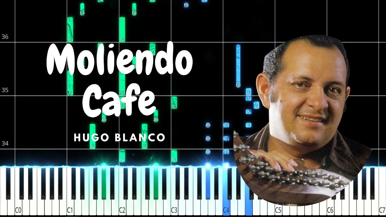Moliendo Cafe | Hugo Blanco PIANO TUTORIAL (Sheet in the description)#moliendocafe