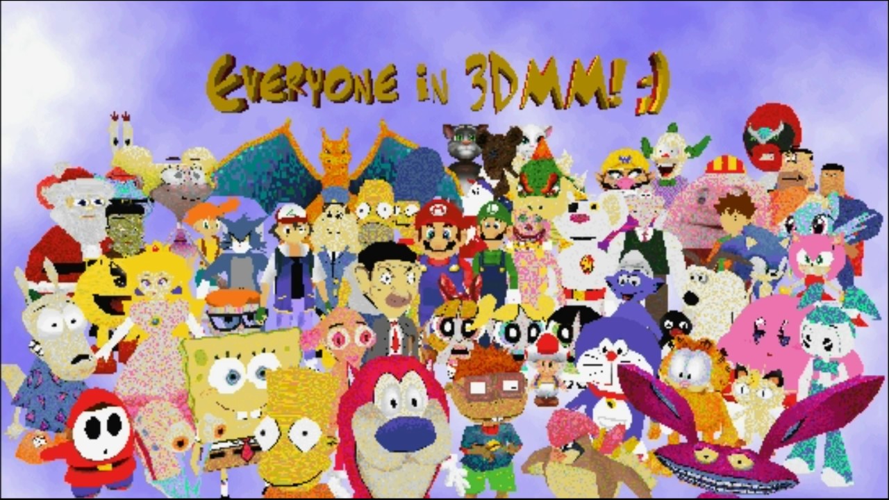 Everyone in Microsoft 3D Movie Maker