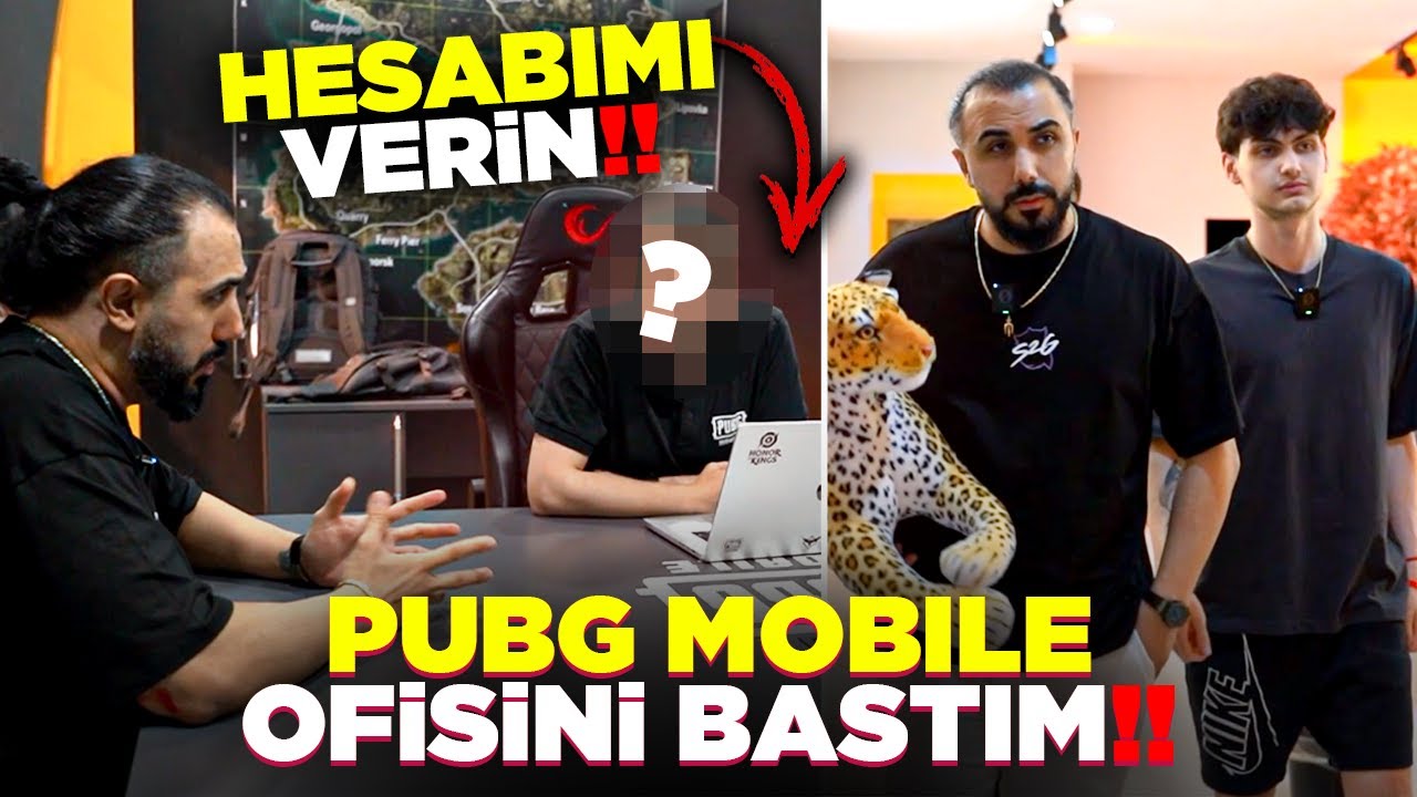 HESABIMI GERİ ALMAK İ&Ccedil;İN PUBG MOBILE OFİSİNİ BASTIM!!