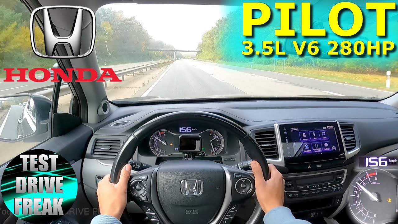 2017 Honda Pilot EX-L 3.5L V6 2WD 280 HP TOP SPEED AUTOBAHN DRIVE POV