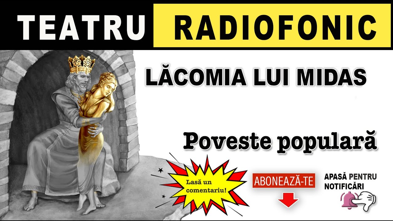 Lacomia lui Midas | Poveste populara