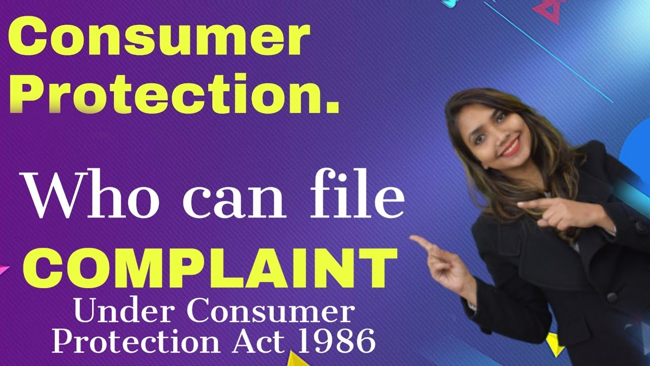 Who can file complaint, under Consumer Protection Act 1986.