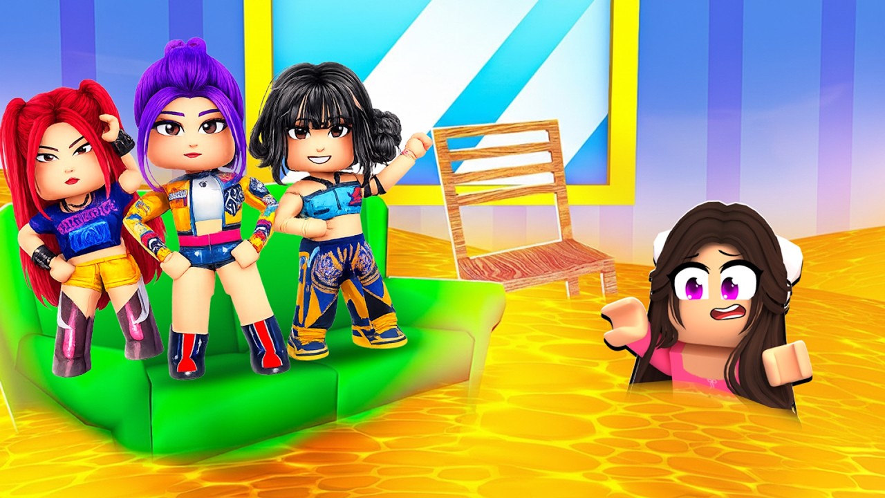 K-pop Demon Hunters Dönüşerek Her Saniye YÜKSELEN LAVDAN KAÇMAK !!