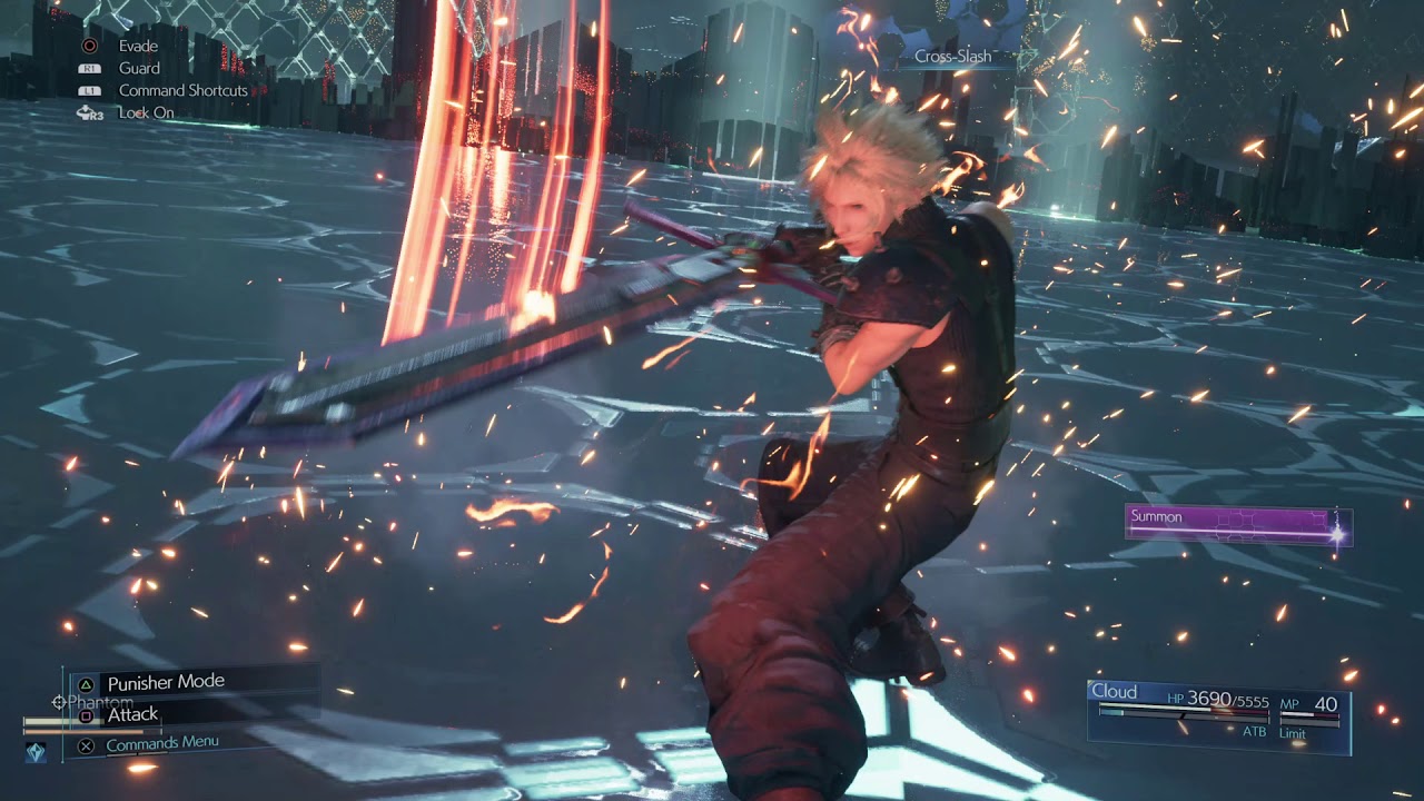 Final Fantasy 7 Remake - Chapter 16: Cloud vs Soldier Shinra Combat Simulator: Sahagin Prince (2020)
