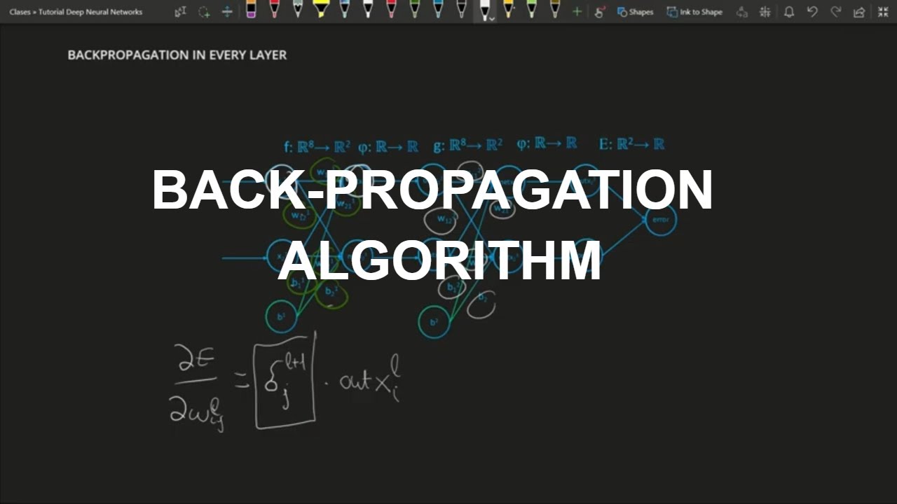 Neural network course - Backpropagation Hidden Layers [9]