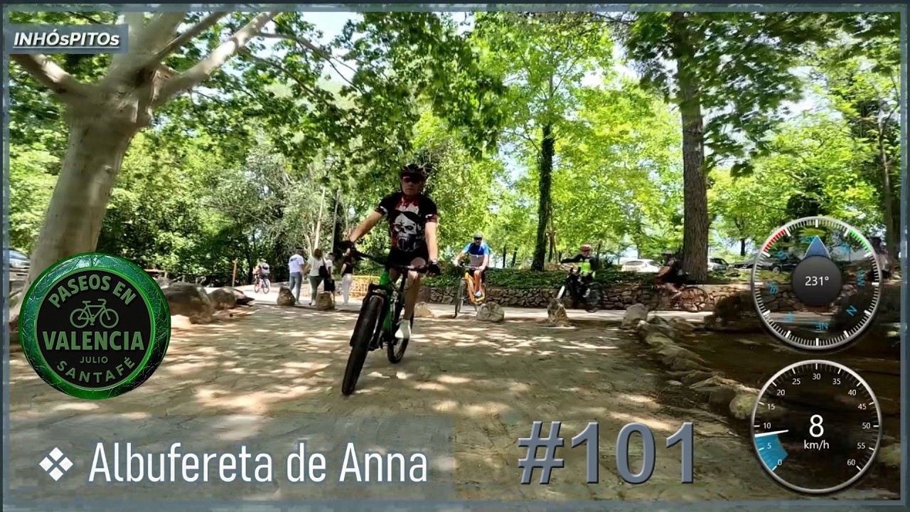 Paseos en bic;i a la Albufereta de Anna desde Xàtiva