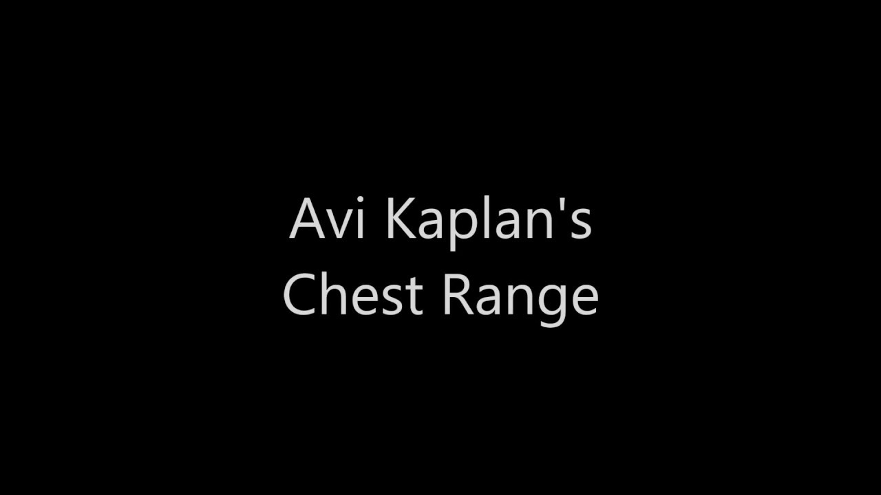 Avi Kaplan - Vocal Range (Chest Voice) (F#1 - F#4)