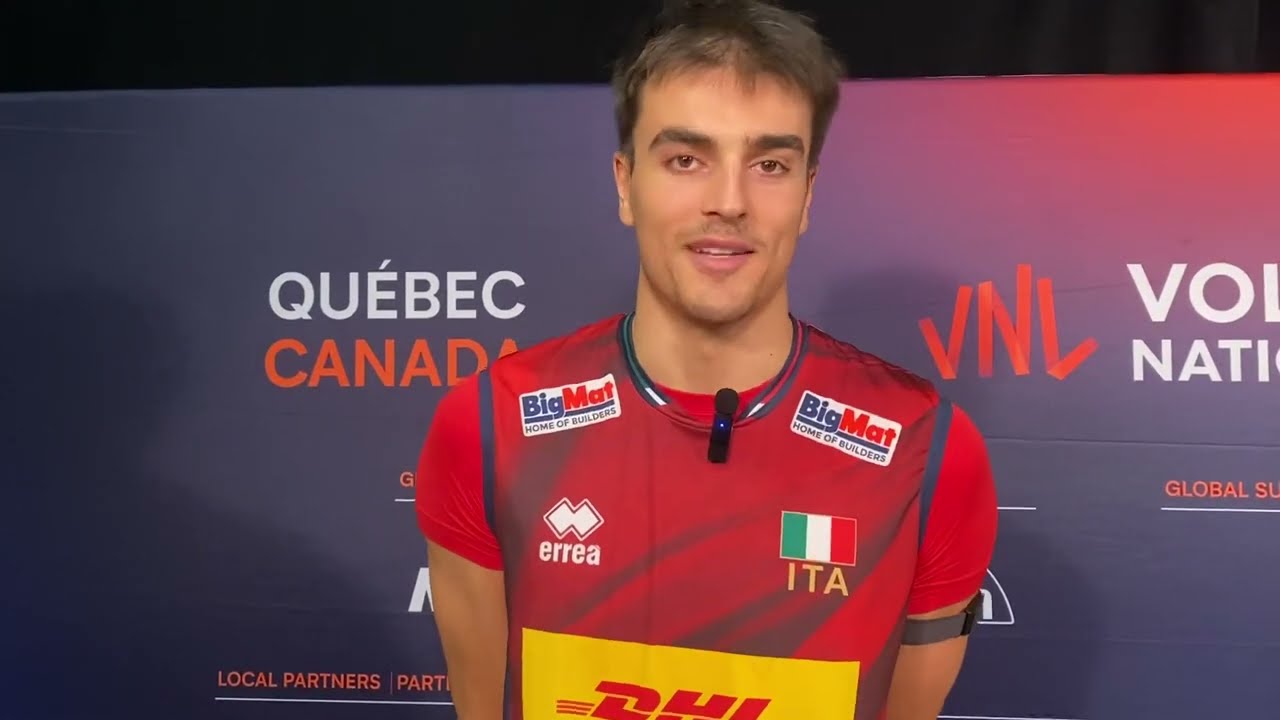 VNL Maschile - Francesco Sani dopo Italia-Francia 1-3