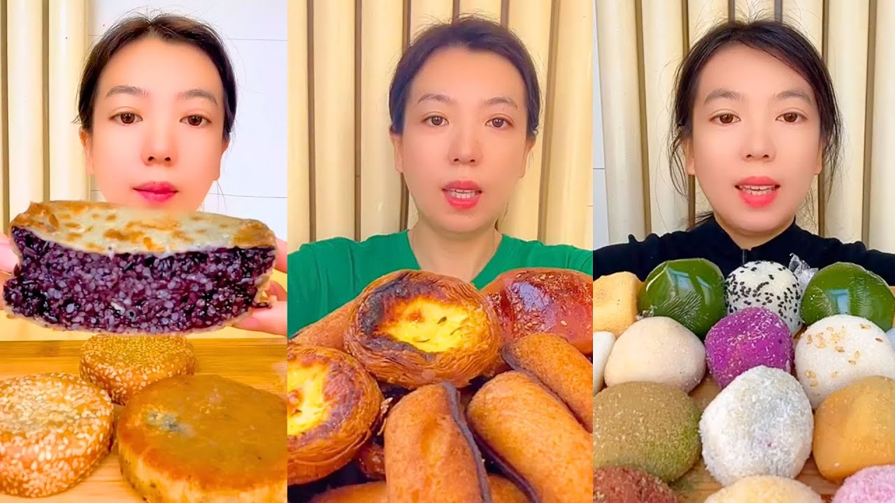 Traditional Chinese Homemade Food Eating Show | Buns Noodles & Desserts Mukbang #16
