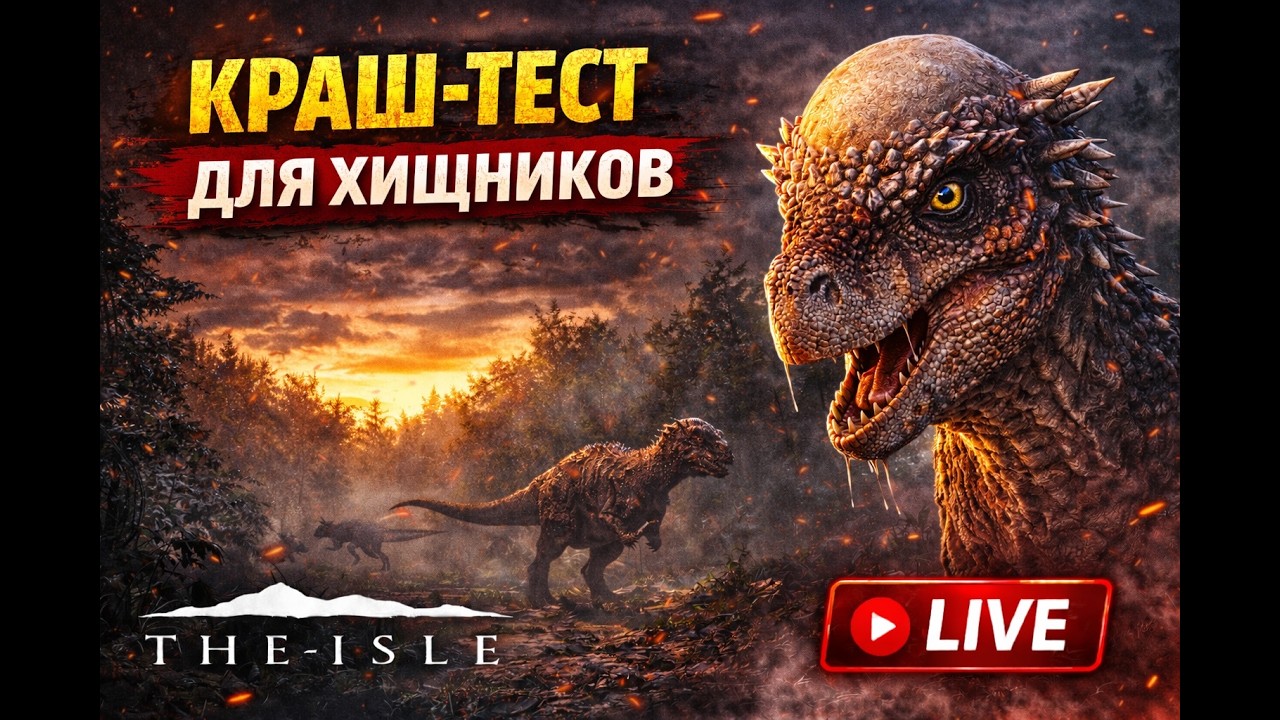 Краш-тест для хищников | The Isle стрим   #shorts   #stream #theisle  #theisleevrima