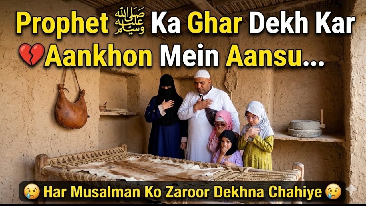 Aankhon Mein Aansu… Prophet ﷺ Ka Ghar Dekh Kar 💔 | Har Musalman Ko Zaroor Dekhna Chahiye 😢