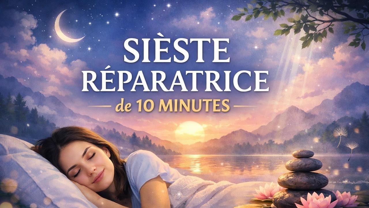 Méditation guidée – Sieste réparatrice profonde (10 minutes)