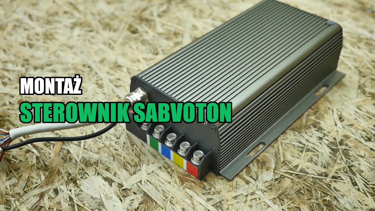 Rower Elektryczny EVSparkV2 Poradnik Montażu odc.7 Montaż sterownika Sabvoton.