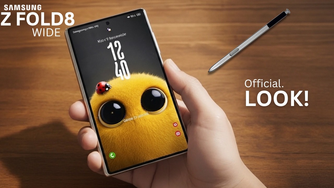 Samsung Galaxy Z Fold 8 Wide &ndash; First Official Look & Major Design Shift!