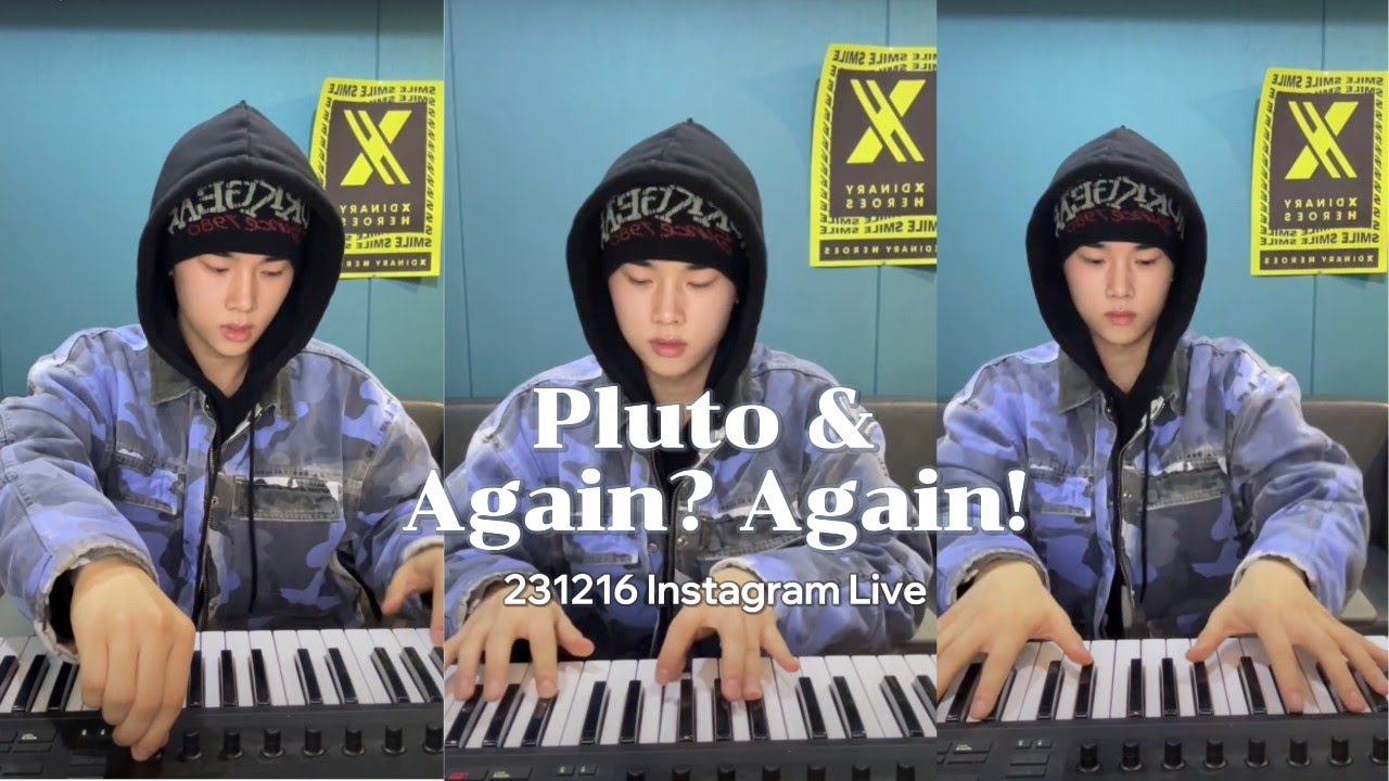 JUNGSU playing on piano “PLUTO” & 