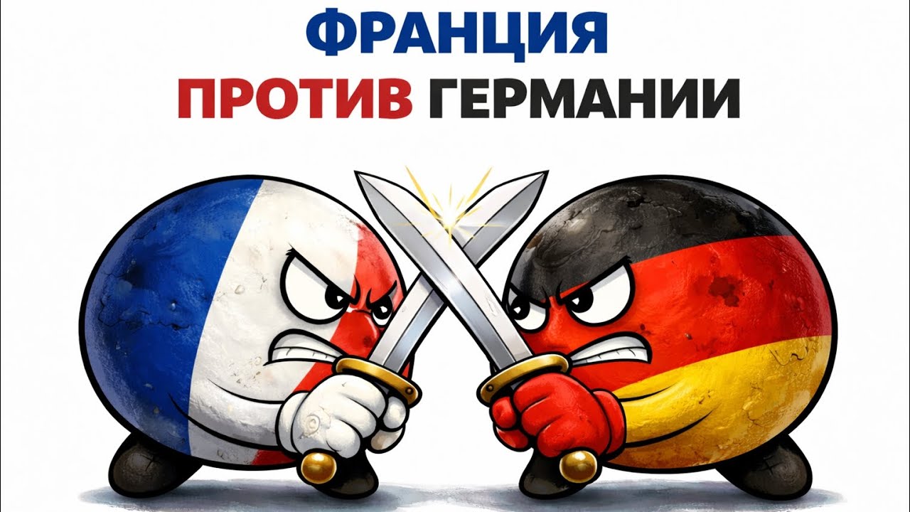 Франция против Германии война на карте