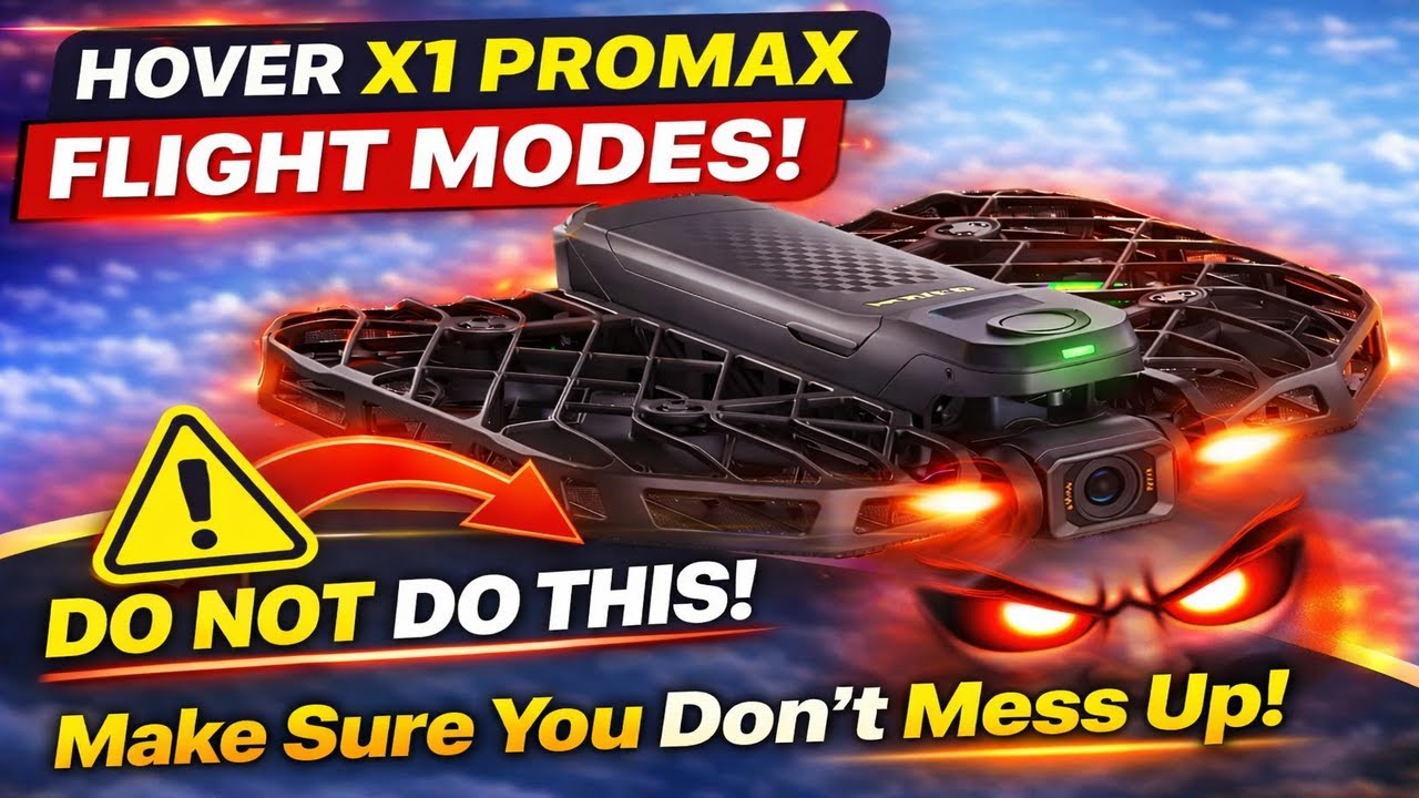 Описание режимов полета Hover X1 Pro/Pro Max. Избегайте этой ошибки новичков! #hoverx1pro #hoverx...