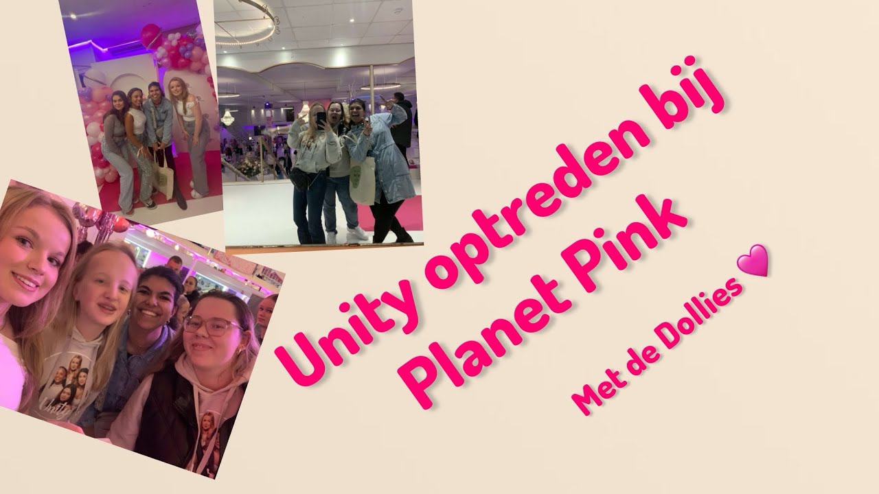 Unity optreden bij Planet Pink 🪐🩷