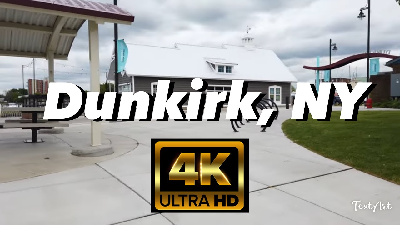 【4K】Dunkirk, NY - Day Walk