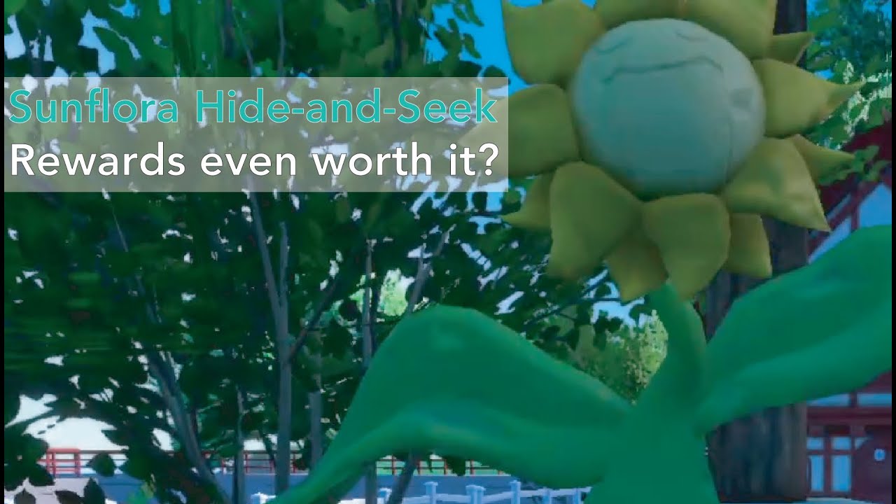 Finding all 20 Sunflora Hide-and-Seek is the rewards worth it? | Pokemon Scarlet & Violet