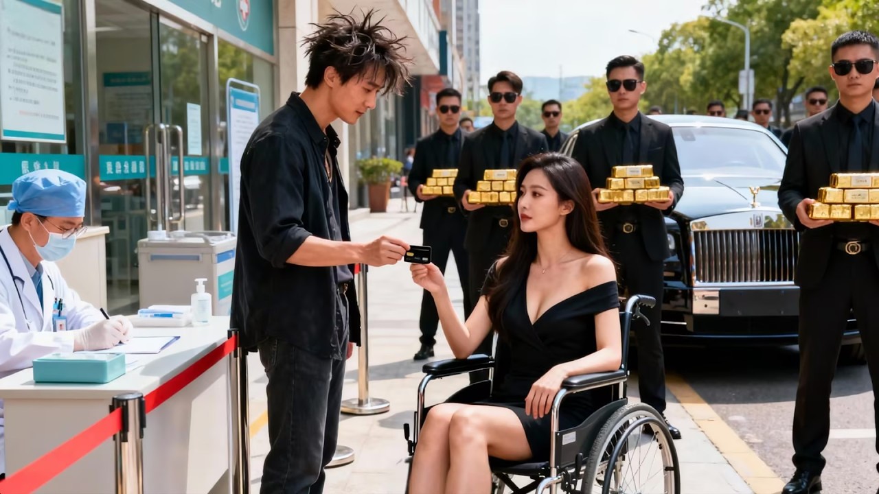 殘疾女總裁無心插了窮小夥的隊看病主動給了十萬做補償，殊不知他竟是隱世神醫，見女總裁一片好心隨手便替她醫好殘疾雙腿，從此走上人生巔峰！#精彩短劇#中國電視劇#男頻 #短劇 #窮小子 #女總裁 #逆襲