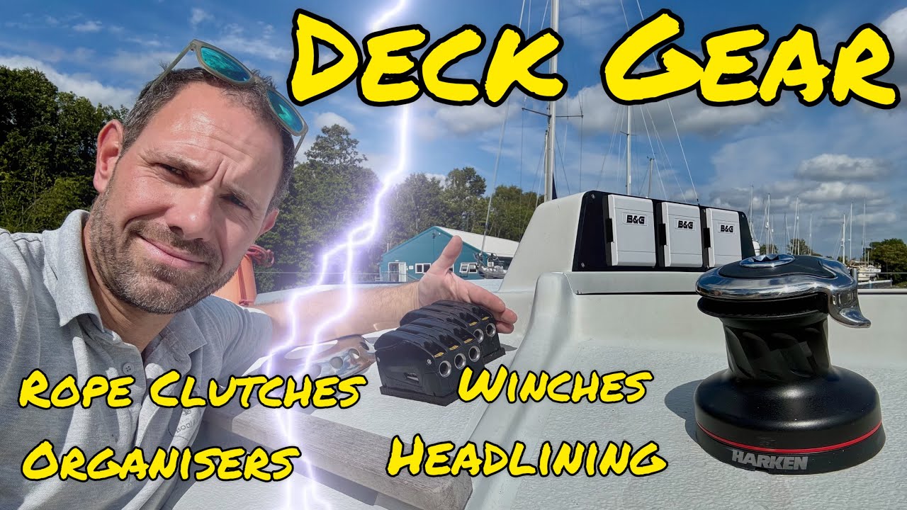 Fitting Deck-gear - Part 2 - Contessa 32 with Harken, Lewmar & Spinlock (Project Lottie Ep 34)