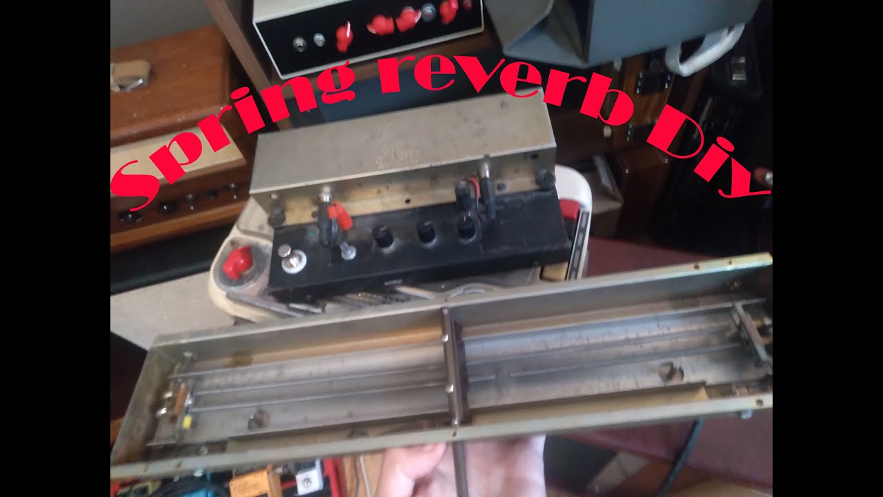 Que es una Spring reverb?  diy, , como funciona , circuito.