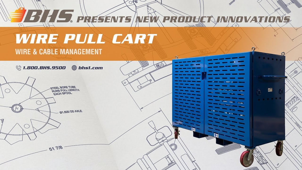 Wire Pull Cart makes it easy to transport bulk wire | Wire Pull Cart (WPC)