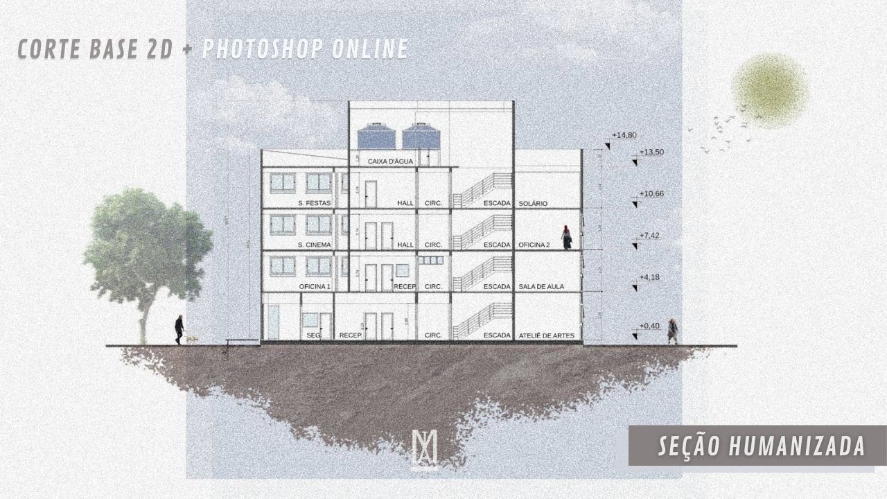 COMO FAZER UM CORTE DE ARQUITETURA _ COM O PHOTOSHOP ONLINE