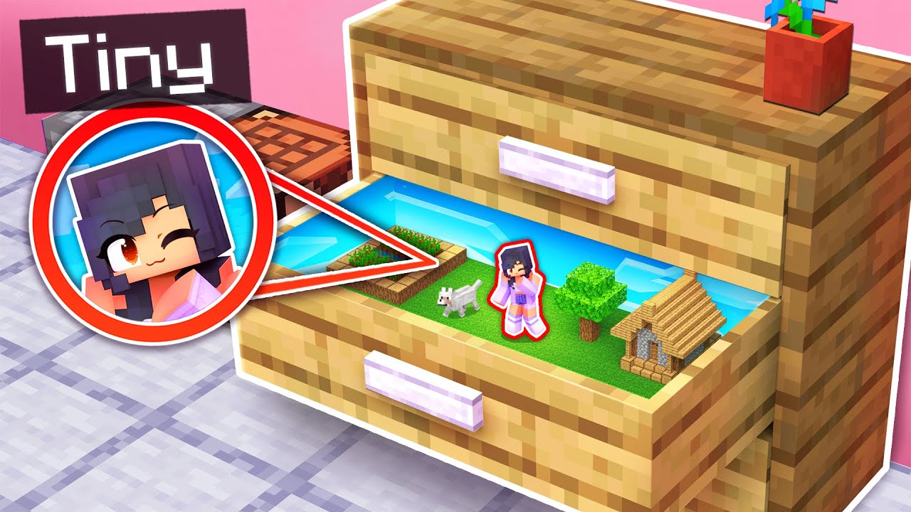Hidden TINY SPOT Inside My Minecraft House!