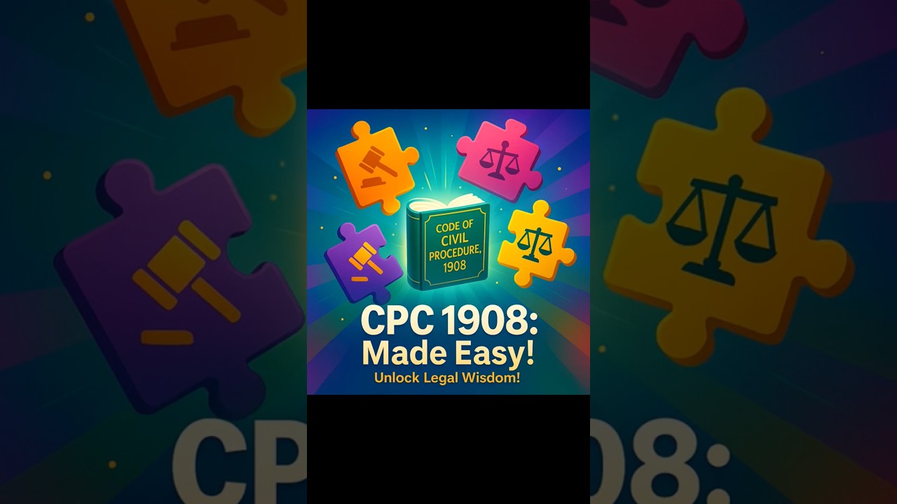 CPC 1908 Explained:Your First Step in Civil Law #APOExam #judiciaryexams #CPC #lawstudents