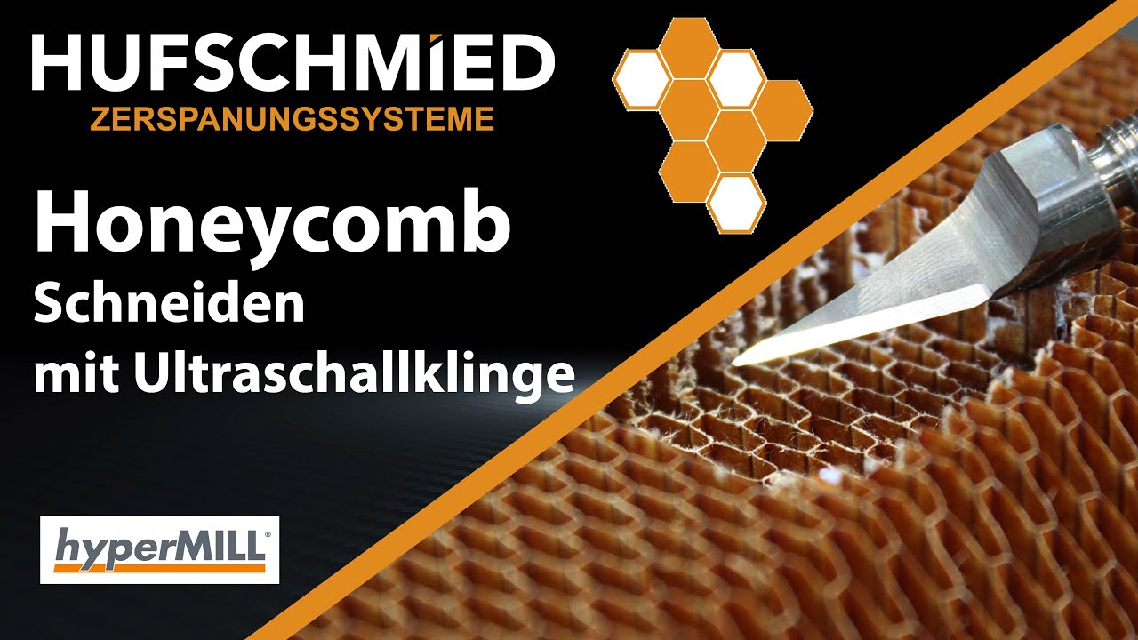 Honeycomb schneiden | Hufschmied VHM-Ultraschallklingen