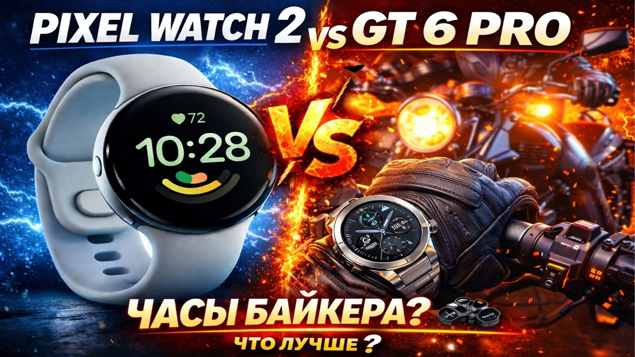 Pixel Watch 2 против Huawei GT 6 Pro, 21 день без зарядки?! Pixel в шоке…