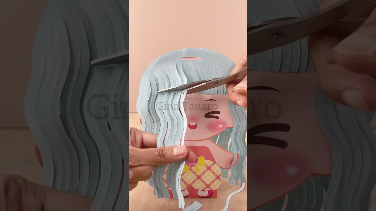 Mainan DIY Salon 💇🏻&zwj;♀️ #papertoy