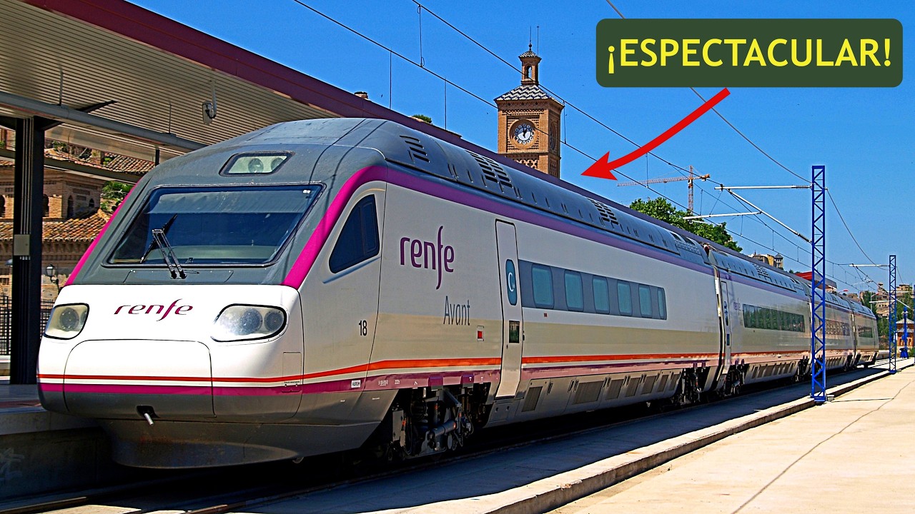 👨🏻‍💻El Secreto del Pendolino Español: La Estación de Toledo y sus TRENES Serie 104 de Renfe
