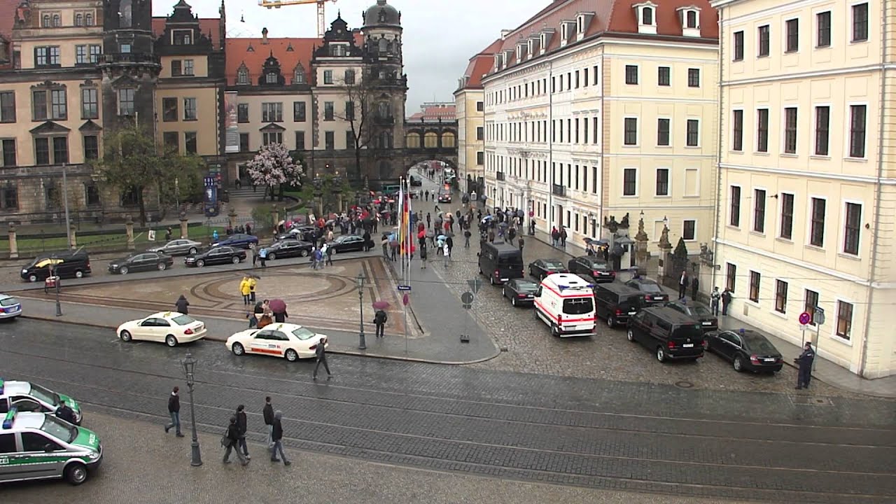 View from Zwinger to castle
